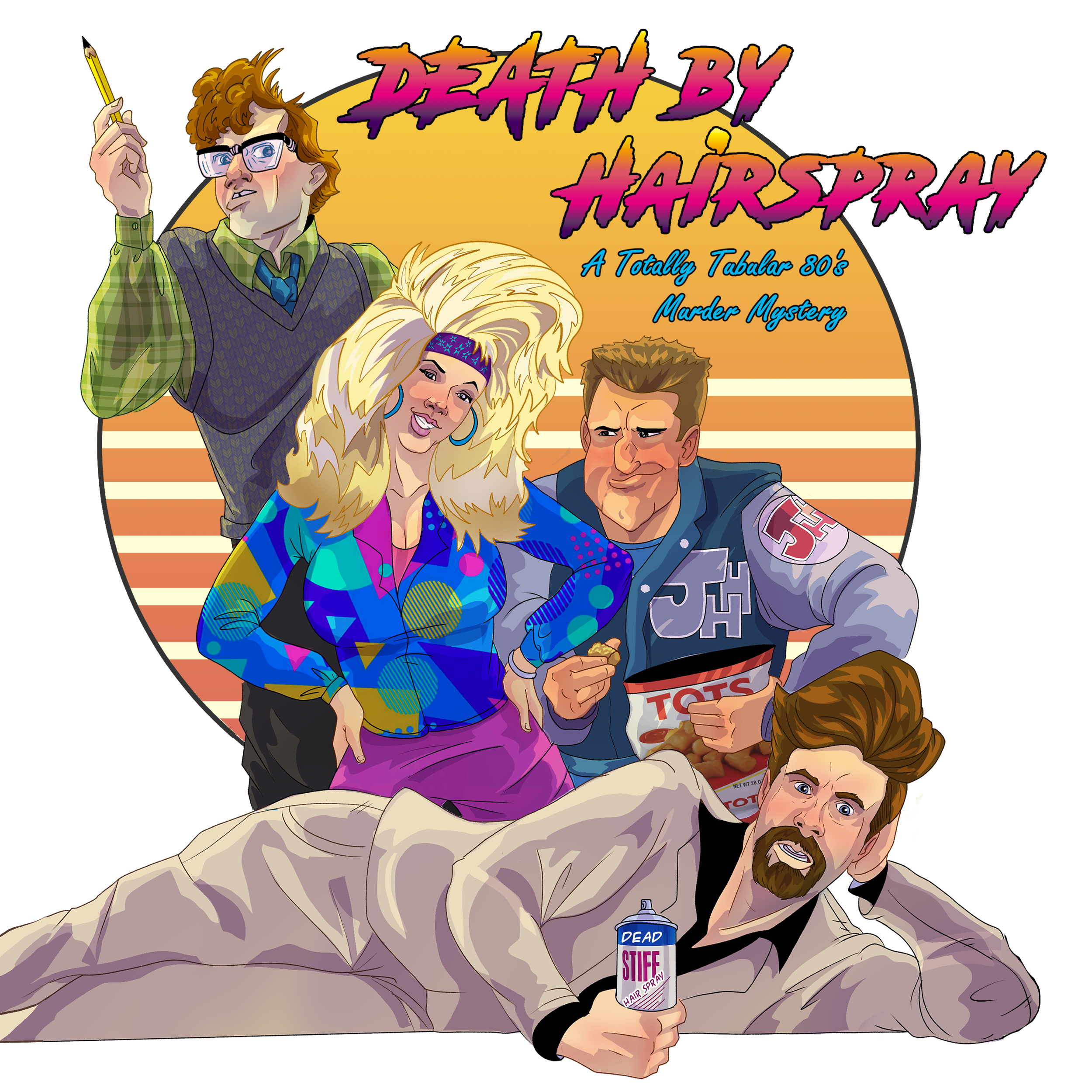 Death by Hairspray Artwork Square