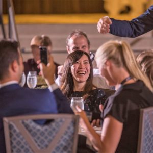 Laughing Audience at Jest Murder Mystery Dinner