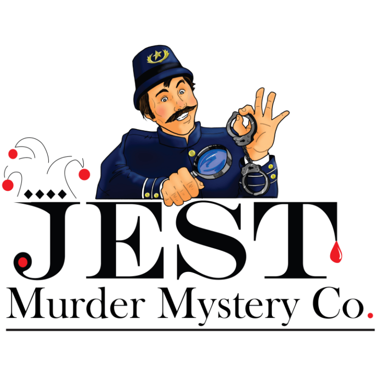Jest Murder Mystery Co. Logo with Transparent Background