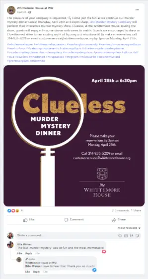 Social Media Post Example