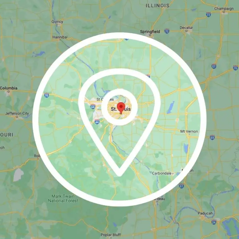 St. Louis Service Area Map